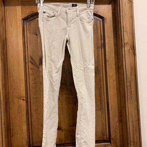Adriano Goldschmied White Velvet Jean Size 26R